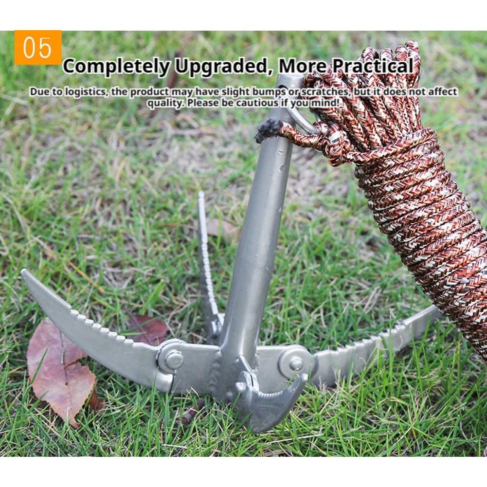 Outdoors Grappling Hook Surviv - Fishing Boat Anchor reseña y precio