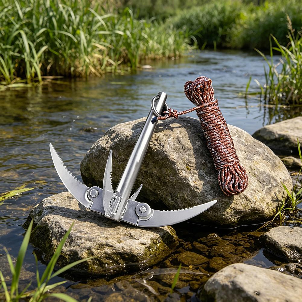 Outdoors Grappling Hook Surviv - Fishing Boat Anchor reseña y precio
