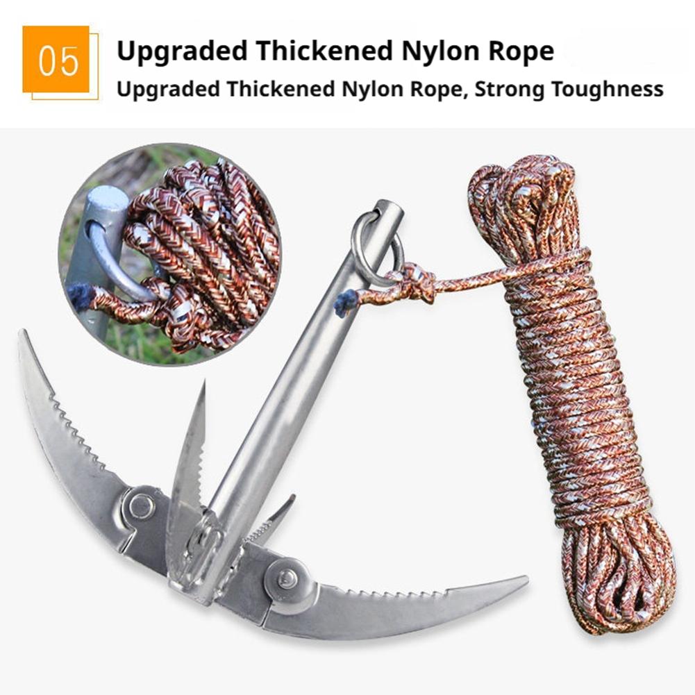 Outdoors Grappling Hook Surviv - Fishing Boat Anchor reseña y precio