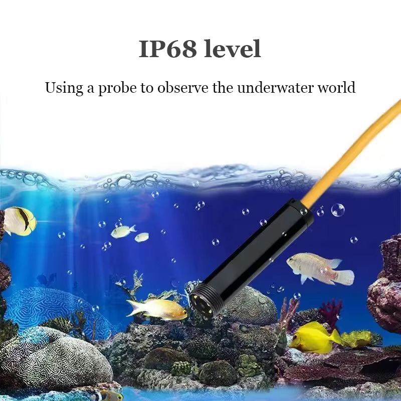 Yellow Cable Fish Finder Sonar - Fishing Boat Depth Finder reseña y precio