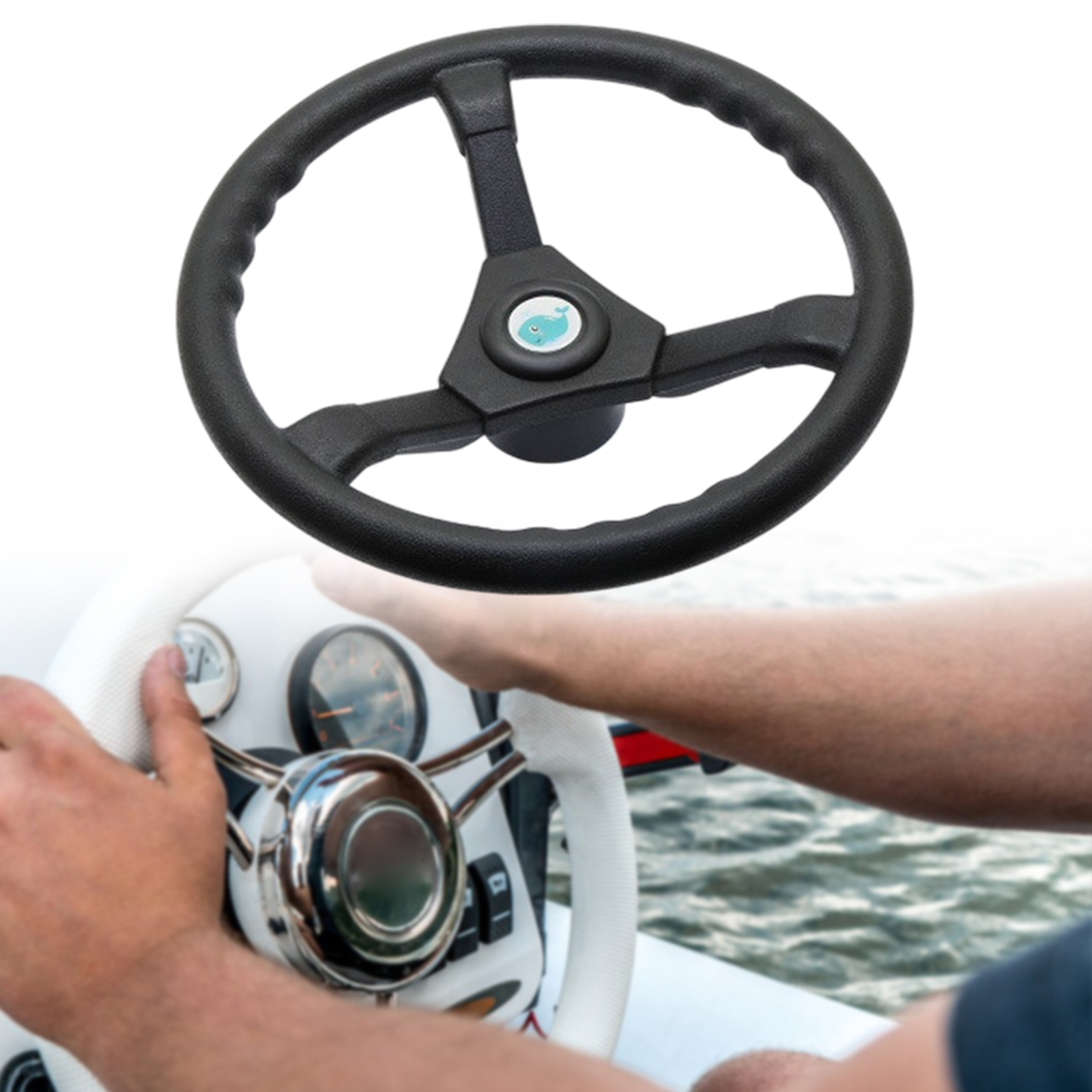 1Pc Boat Steering Wheel Easy I - Fishing Boat Steering Wheel reseña y precio