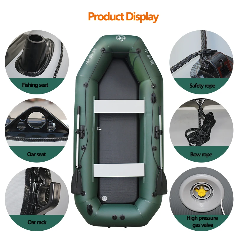 1.75~3.6m Green Fishing Kayak  - Fishing Boat Trailer reseña y precio