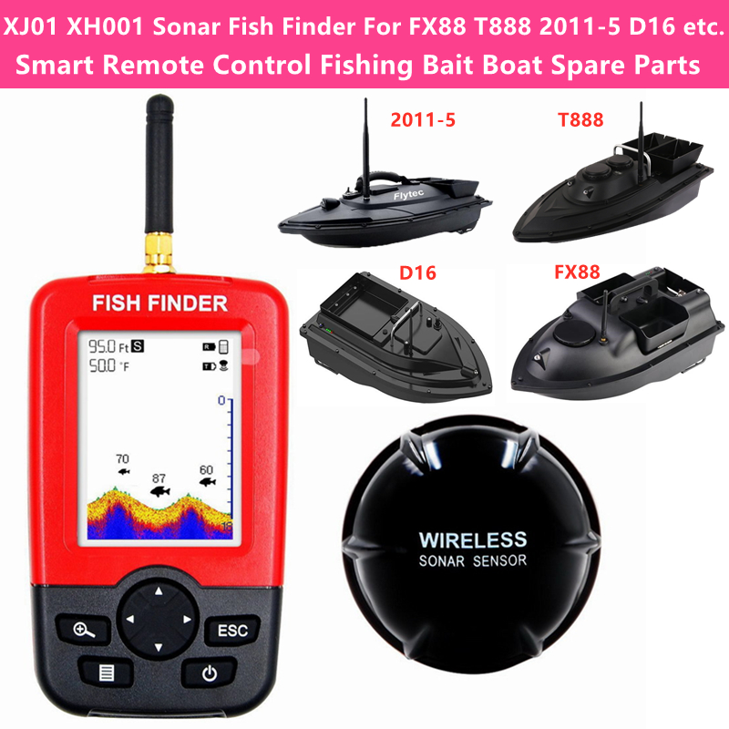 Sonar Sensor LCD Fish Finder 4 - Fishing Boat Depth Finder reseña y precio