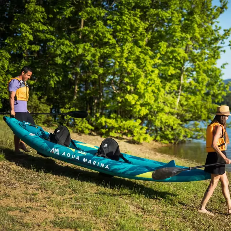 Canoe Kayak Inflatable Boat 1- - Fishing Boat Paddle reseña y precio