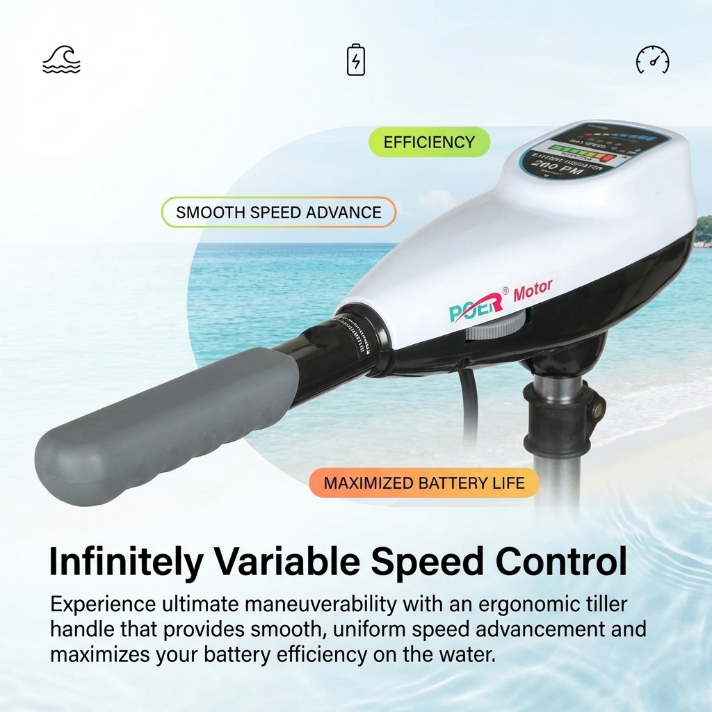 240LBS 300LBS High Thrust Brus - Fishing Boat Outboard Motor reseña y precio
