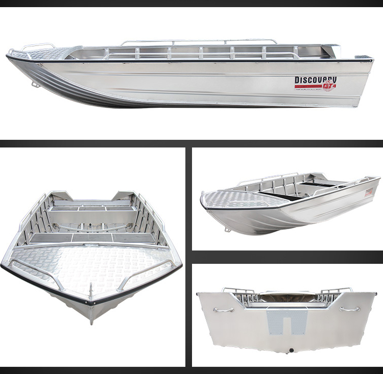 New 16 ft Deep V Hull Welded A - Fishing Boat Aluminum reseña y precio