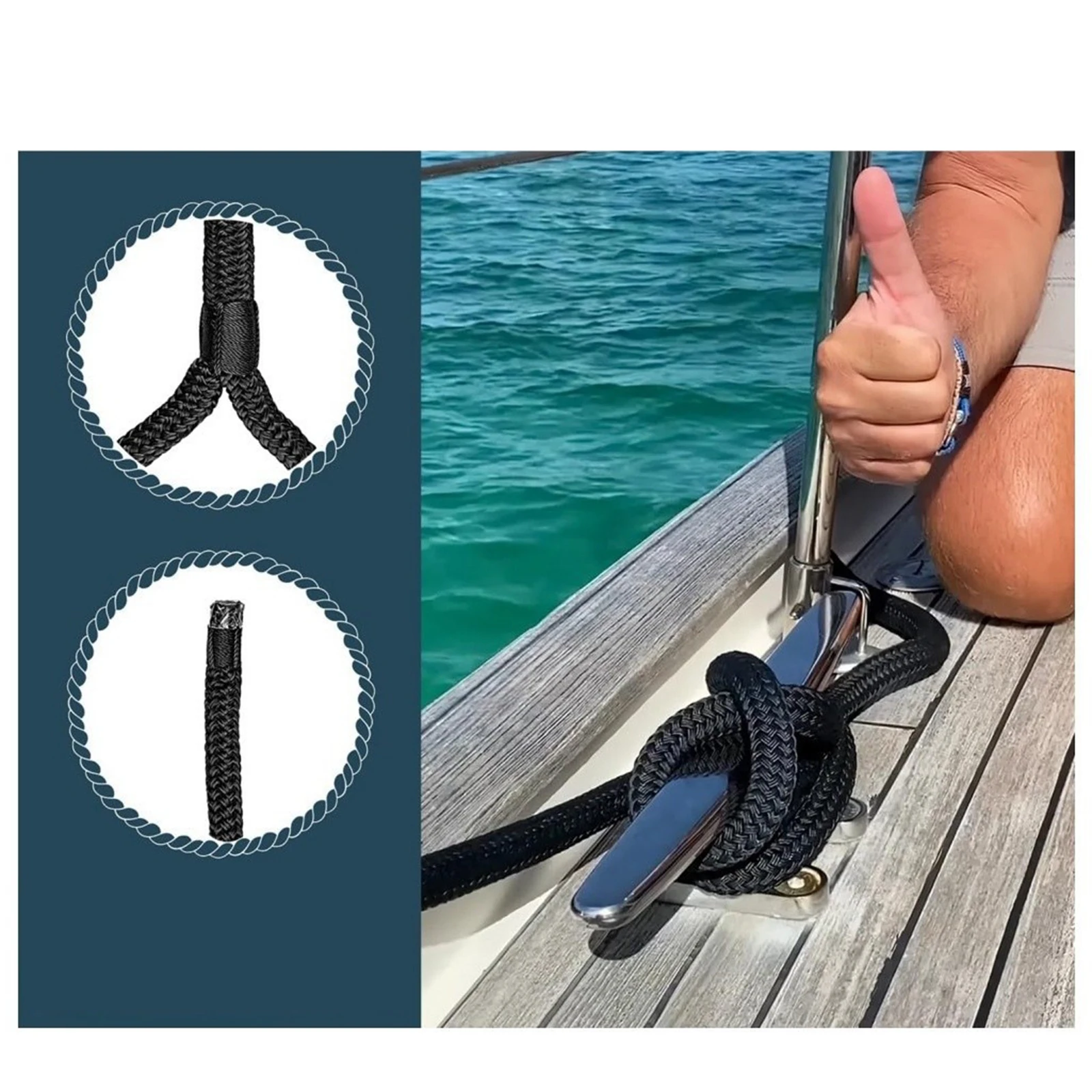 Marine Dock Rope Nylon Docking - Fishing Boat Paddle reseña y precio