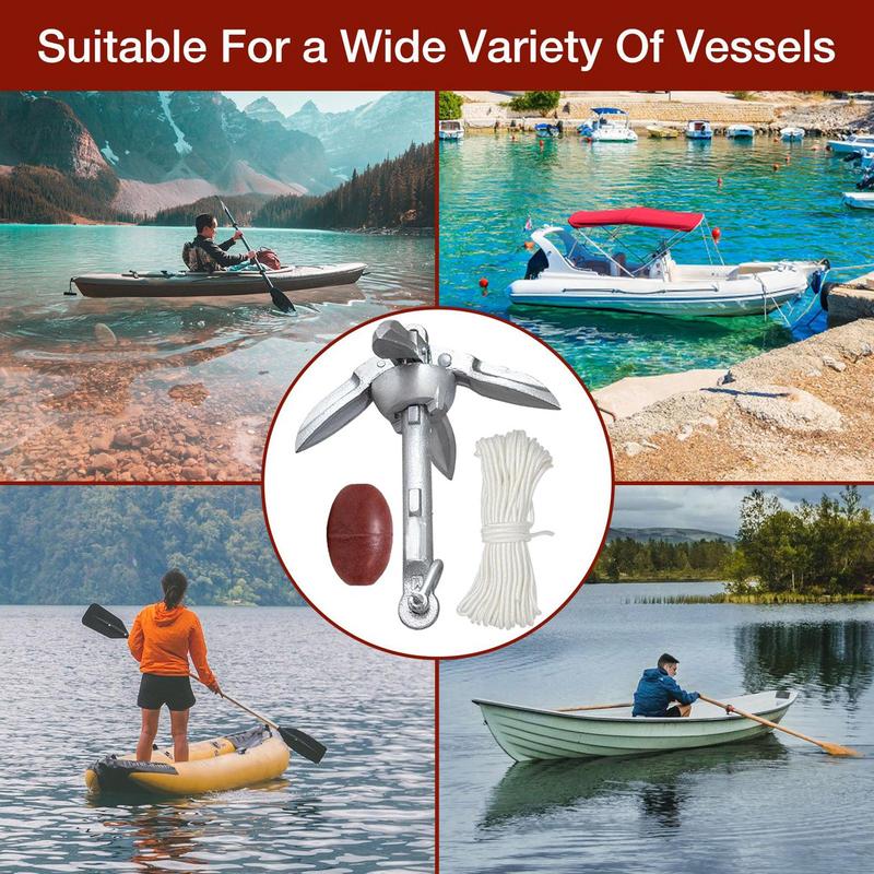 Canoe Anchoring Boat Anchoring - Fishing Boat Anchor reseña y precio