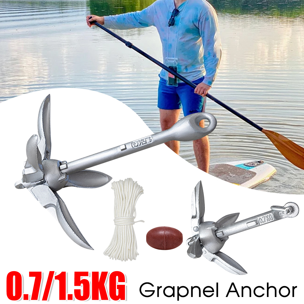 0.7/1.5KG Grapnel Anchor Folda - Fishing Boat Anchor reseña y precio