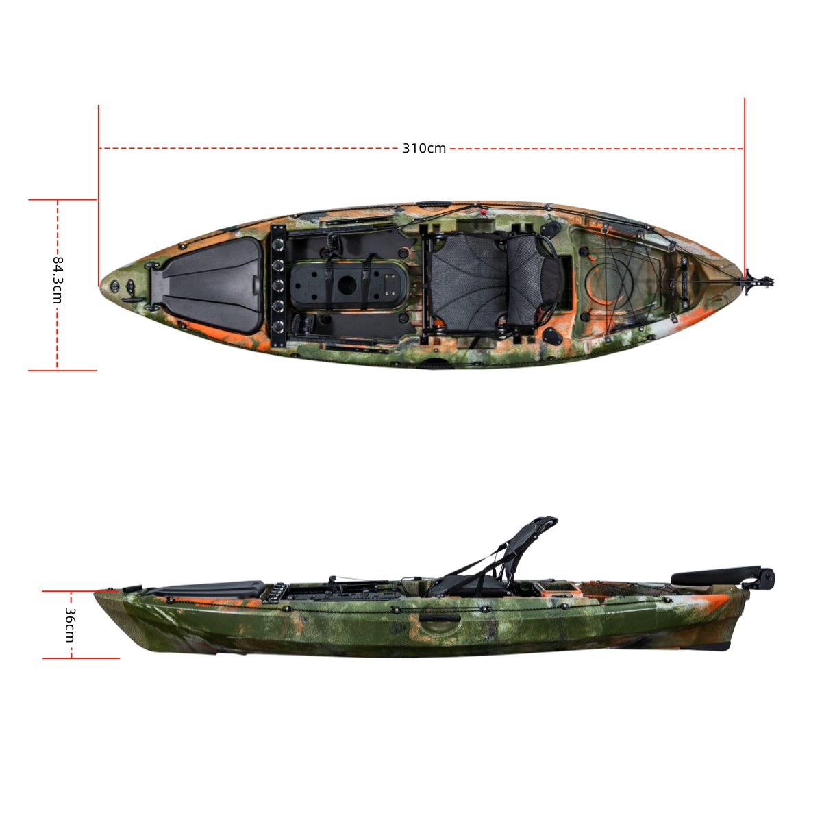 LSF First-class Single Fishing - Fishing Boat Paddle reseña y precio