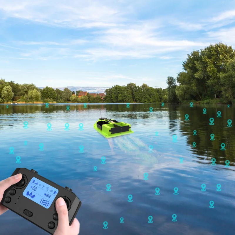 D19 GPS RC Bait Boat 600M 4 Ho - Fishing Boat Gps reseña y precio