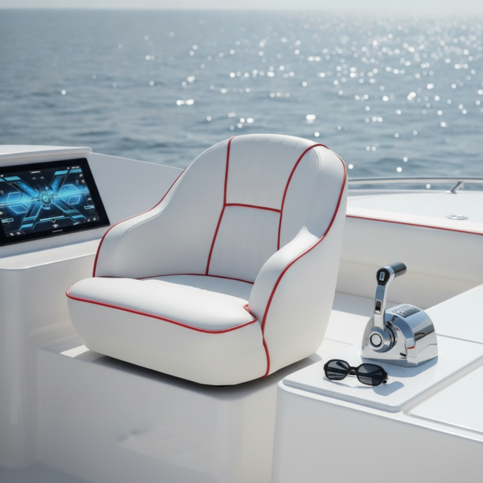 Pilot's Boat Seat Contoured He - Fishing Boat Seat reseña y precio