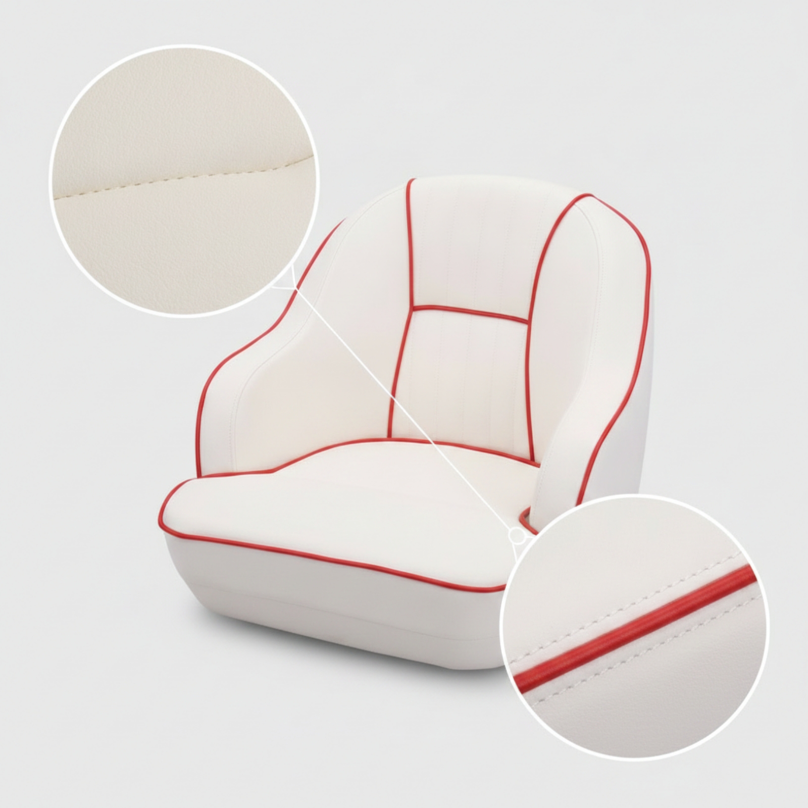 Pilot's Boat Seat Contoured He - Fishing Boat Seat reseña y precio