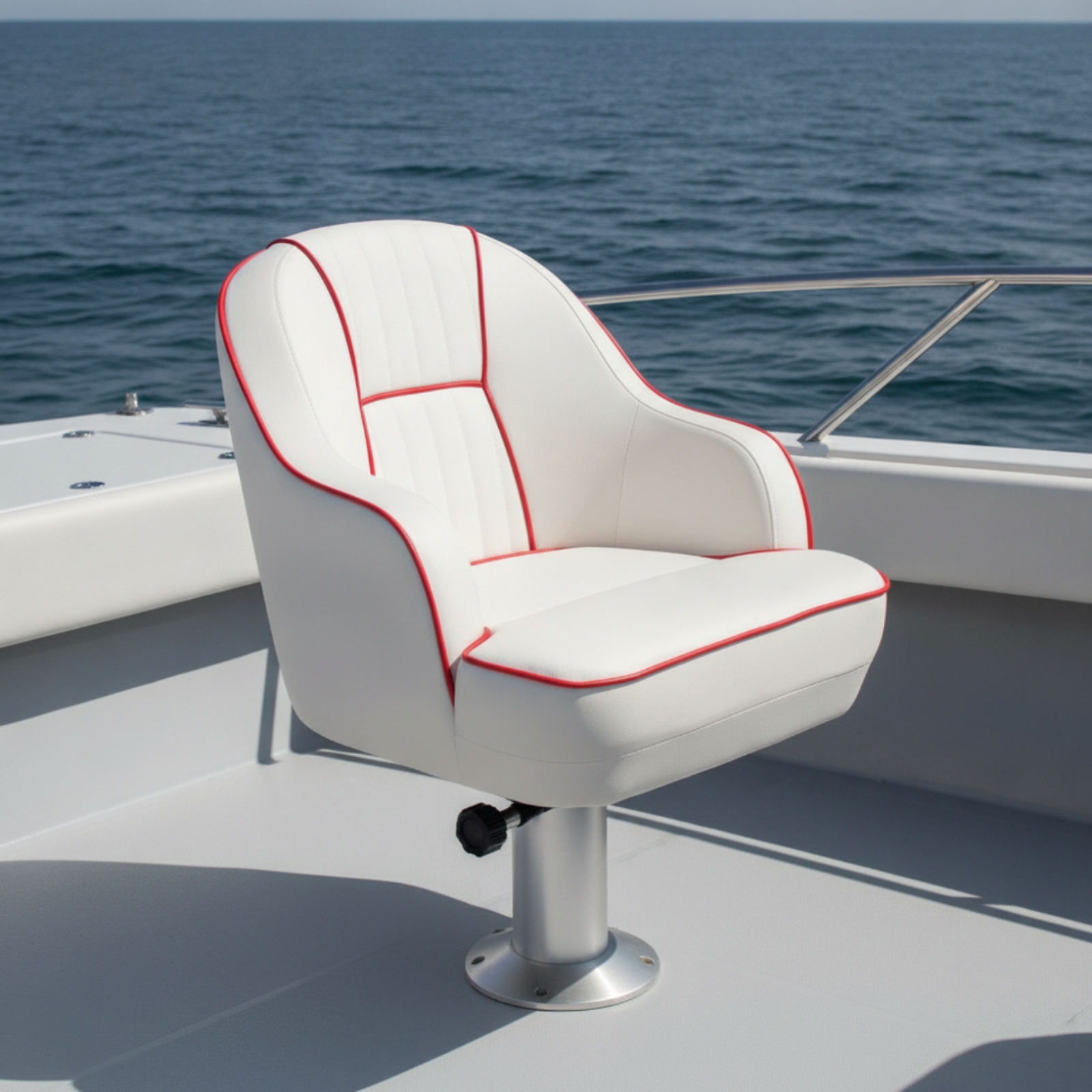 Pilot's Boat Seat Contoured He - Fishing Boat Seat reseña y precio